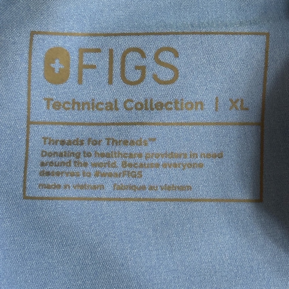 Figs SET one pocket scrub top and pants size XL - Picture 8 of 8